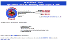 Tablet Screenshot of ac-automotive.co.uk